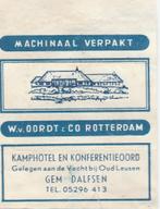 Kamphotel Oudleusen Dalfsen - de Vecht - konferentieoord, Verzamelen, Ophalen of Verzenden