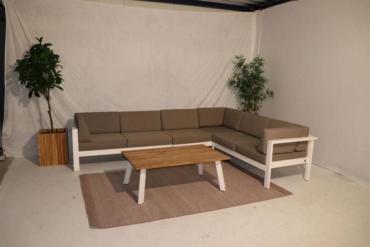 4 Seasons Outdoor Cosmo loungeset hoekbank + tafel SALE #85, Tuin en Terras, Tuinsets en Loungesets, Zo goed als nieuw, Loungeset