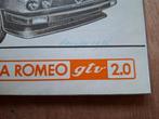 Alfa Romeo GTV 2.0 instruktieboek - 1981, Ophalen of Verzenden