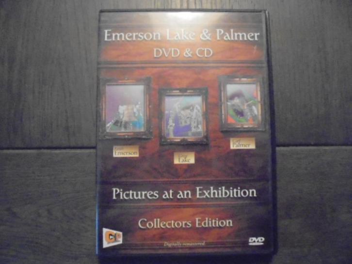 Emerson, Lake & Palmer, Pictures at an Exhibition DVD/ CD, Cd's en Dvd's, Dvd's | Muziek en Concerten, Zo goed als nieuw, Muziek en Concerten