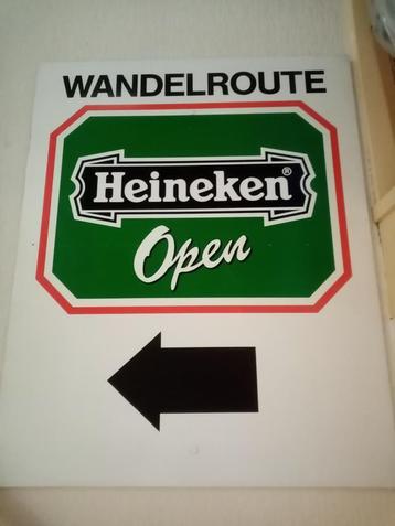 Heineken wandelroute bord beschikbaar voor biedingen