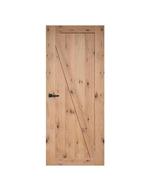 Eiken binnendeur | Schuifdeur | Barndeur 12 jaar garantie, Niet ingevuld, 80 tot 100 cm, Binnendeur, Niet ingevuld