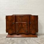 Vintage oud Engels Art deco drank cabinet bar walnoot Heron, Ophalen of Verzenden