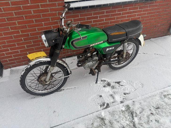 batavus mk2 50cc oldtimer brommer, schuurvondst, opknapper, Fietsen en Brommers, Brommers | Oldtimers, Batavus, Ophalen