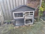 Konijnenhok incl. ren, Dieren en Toebehoren, Ophalen, 90 cm of meer, Konijn, Hok