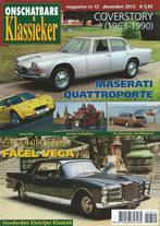 OK 12 2013 : Maserati Quattroporte - Lotus Elise - Marcos, Gelezen, Algemeen, Ophalen of Verzenden, Onschatbare Klassieker