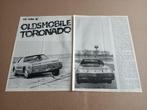 Test (uit oud tijdschrift) Oldsmobile Toronado (1966), Verzenden
