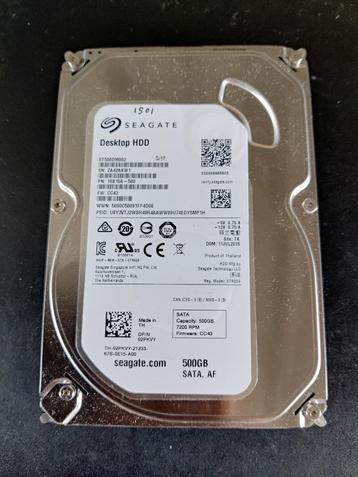 Seagate ST500DM002 - 500GB SATA [HDD-1501-10]  16-7 beschikbaar voor biedingen