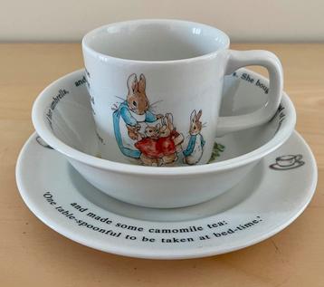 Peter Rabbit Wedgwood ontbijtset beschikbaar voor biedingen