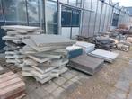 Diverse restpartijen tegels, (stapel) blokken etcetera., Ophalen, Zo goed als nieuw, Beton, Terrastegels