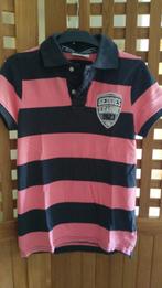 Zgan blauw/roze polo maat XS Geddes & Gilmore, Zo goed als nieuw, Roze, Maat 46 (S) of kleiner, Geddes & Gilmore