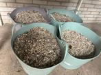 Grind, Tuin en Terras, Grind, Keien en Split, Overige materialen, Gebruikt, Wit, Ophalen of Verzenden