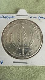 Philippines 1 peso 25th Anniversary of Bataan Day, Verzenden, Midden-Oosten