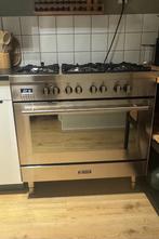 M-System gasfornuis 6-pits, Ophalen, 60 cm of meer, Zo goed als nieuw, Gas