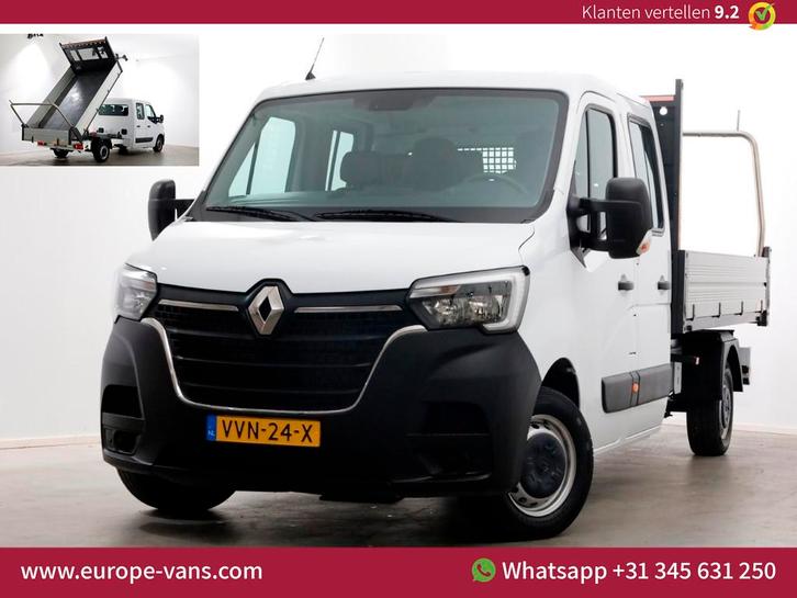 Renault Master T35 2.3 dCi 145pk L3 D.C. Kipper 05-2023, Auto's, Bestelauto's, Bedrijf, Te koop, ABS, Airconditioning, Alarm, Android Auto