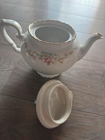 Kahla Theeset - Vintage Porselein, Bloemenmotief beschikbaar voor biedingen