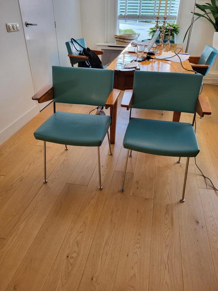 4 X Gispen 1268 Andre Cordemeyer, Huis en Inrichting, Stoelen, Gebruikt, Ophalen