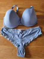 bh maat 85E slip L, Kleding | Dames, Ophalen of Verzenden, Blauw, BH