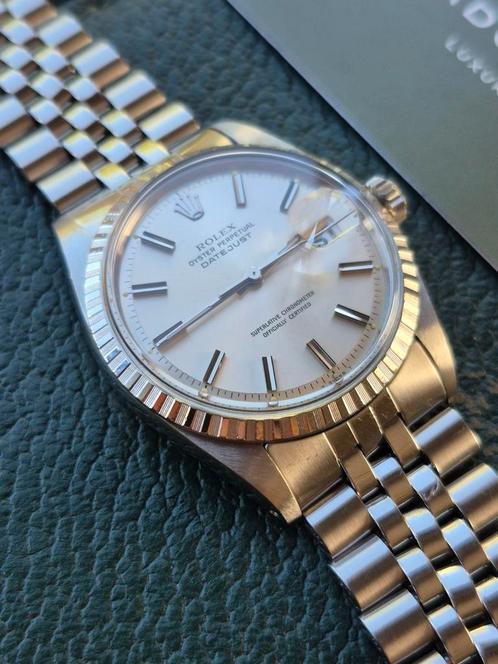 Rolex Datejust 1603 '72, Sieraden, Tassen en Uiterlijk, Horloges | Heren, Zo goed als nieuw, Rolex, Goud, Staal, Ophalen of Verzenden
