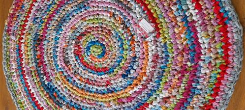Supervrolijk vloerkleed, speelkleed van katoen,  opruiming!, Huis en Inrichting, Stoffering | Tapijten en Kleden, Nieuw, 100 tot 150 cm