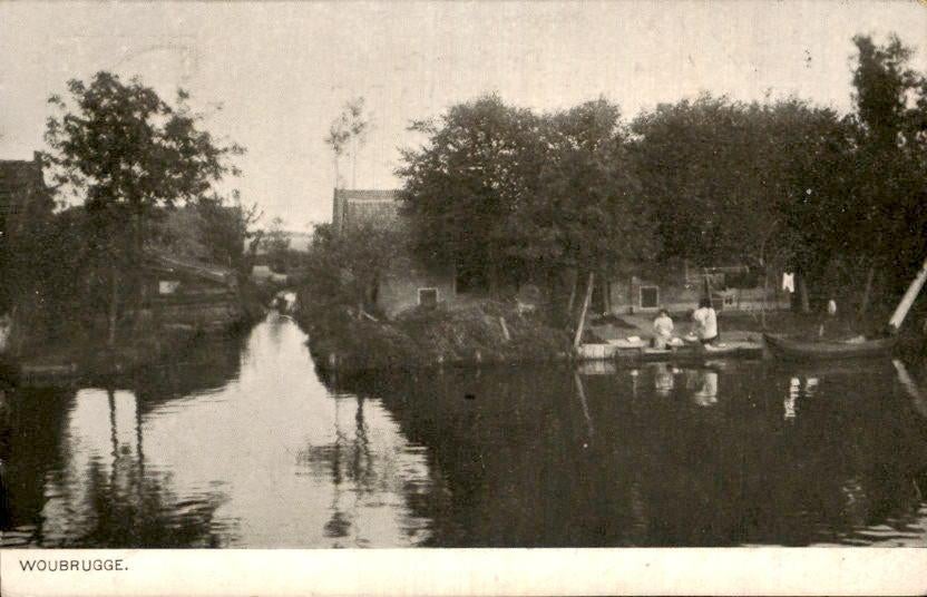 Woubrugge, Ophalen of Verzenden, Voor 1920, Gelopen, Zuid-Holland