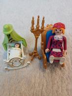 Playmobil baby en meisje plus bed stoel deken en fles, Ophalen of Verzenden, Zo goed als nieuw