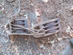 Houten/ metalen antieke scheepstakel, Antiek en Kunst, Antiek | Gereedschap en Instrumenten, Ophalen