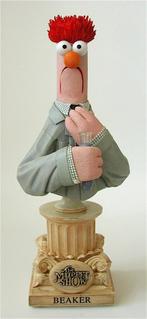 The Muppet Show Bust - Beaker, Verzamelen, Tv, Ophalen of Verzenden, Zo goed als nieuw, Beeldje, Replica of Model