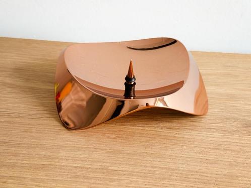 Stelton Papilio Uno Blok Kandelaar rose, Huis en Inrichting, Woonaccessoires | Kandelaars en Kaarsen, Zo goed als nieuw, Minder dan 25 cm