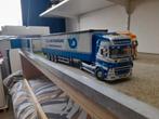 Scania met huiftrailer van bentum, Hobby en Vrije tijd, Modelauto's | 1:50, Corgi, Ophalen of Verzenden, Bus of Vrachtwagen, Zo goed als nieuw