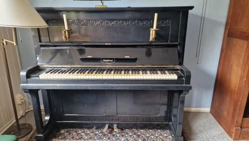 Gratis - mooie oude Weissbrod piano, Muziek en Instrumenten, Piano's, Gebruikt, Piano, Zwart, Ophalen