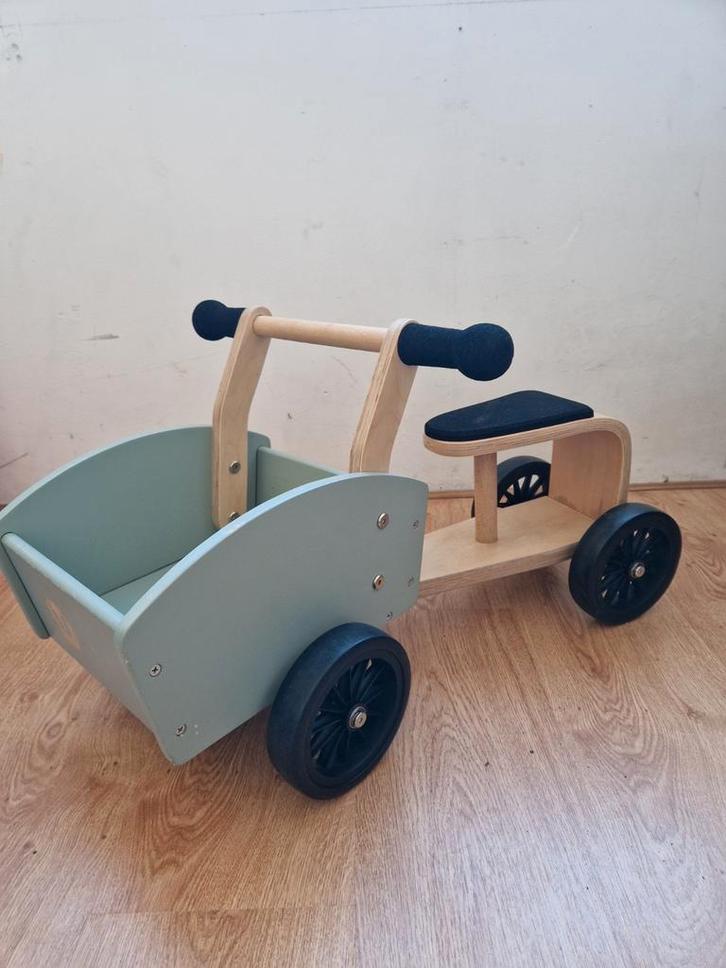 Kinderfeets Bakfiets "James" - Loopfiets met laadbak, Kinderen en Baby's, Speelgoed | Buiten | Voertuigen en Loopfietsen, Gebruikt