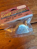 3 Goudkleurige Tas Sluitingen, Hobby en Vrije tijd, Naaien en Fournituren, Ophalen of Verzenden, Nieuw, Rits of Sluiting