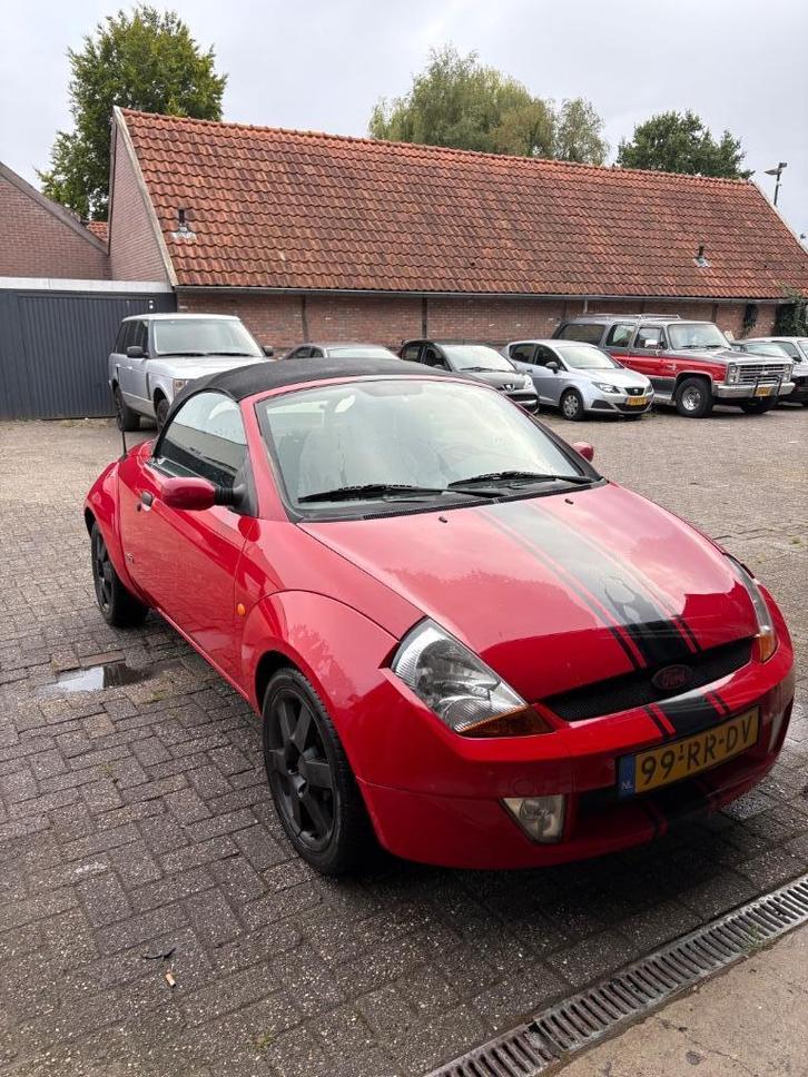 Ford Ka 1.6 Streetka 2005 Rood, Auto's, Ford, Particulier, Ka, Benzine, F, Cabriolet, Handgeschakeld, Origineel Nederlands, Rood