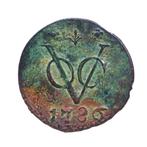Gelderland Duit (VOC) 1786, Postzegels en Munten, Munten | Nederland, Ophalen of Verzenden, Vóór koninkrijk, Overige waardes, Losse munt