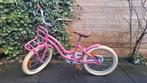 Roze meisjesfiets 18 inch - prima staat!, Gebruikt, Onbekend, Ophalen of Verzenden, Handrem