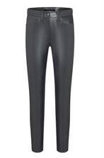 Cambio Ray faux leather broek - Maat 38, Kleding | Dames, Broeken en Pantalons, Maat 38/40 (M), Zwart, Ophalen of Verzenden, Zo goed als nieuw
