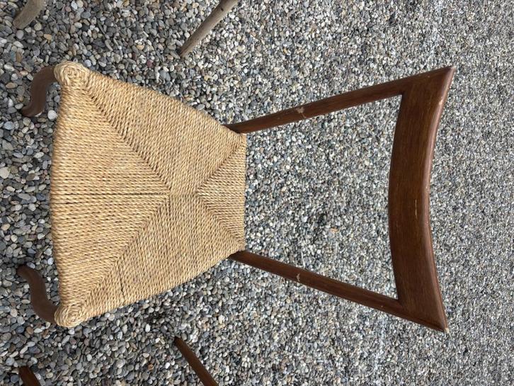 Pols potten eetkamer stoelen 7 stuks, Huis en Inrichting, Stoelen, Gebruikt, Vijf, Zes of meer stoelen, Metaal, Bruin, Ophalen of Verzenden