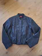 Leren jas van Esprit, Blauw, Nieuw, Ophalen of Verzenden, Maat 36 (S)