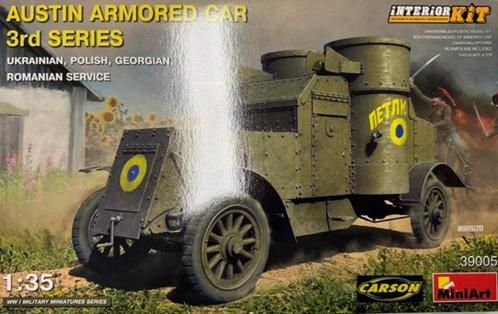 Coelianmodels, MiniArt 35009, Austin 3rd series 1/35 € 44,99, Hobby en Vrije tijd, Modelbouw | Auto's en Voertuigen, Nieuw, Tank