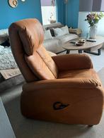 Staopstoel in nieuwstaat 14-01-2025 nieuwprijs €3500,-, Huis en Inrichting, Stoelen, Ophalen, Zo goed als nieuw, Kleur Cognac afwasbaar.