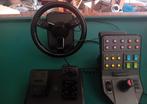 Farming simulator/eurotruck stuur met sidepanel, Logitech Saitek, Ophalen of Verzenden, Zo goed als nieuw