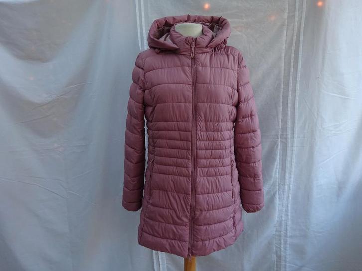 C&A oudroze winterjas - maat 38 / 40, Kleding | Dames, Jassen | Winter, Zo goed als nieuw, Maat 38/40 (M), Roze, Ophalen of Verzenden