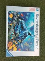 Ravensburger Puzzel - Dolfijnen - 500 stukjes, Ophalen, 500 t/m 1500 stukjes, Zo goed als nieuw, Legpuzzel