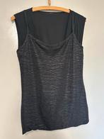 Zwarte top zonder mouwen maat 38, Maat 38/40 (M), Zwart, Ophalen of Verzenden, Zo goed als nieuw