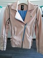 Leren dames jas, Superstar, m. 36, poederrose kleur, Kleding | Dames, Ophalen of Verzenden, Gedragen, Maat 36 (S)
