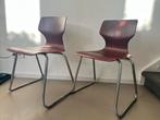 Set van 2 Flototto Design Stoelen - Retro, Ophalen, Gebruikt, Twee, Bruin