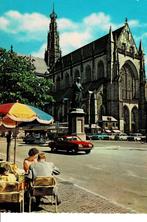 Haarlem, Grote Markt met Grote Kerk, Ophalen of Verzenden, 1960 tot 1980, Ongelopen, Noord-Holland
