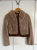 Kek kort lammy jasje mt 38, Ophalen of Verzenden, Zo goed als nieuw, Maat 38/40 (M), Beige