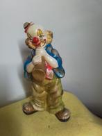 2313) mooie grote Clown  spaarpot   hoog  27cm, Verzamelen, Ophalen of Verzenden, Zo goed als nieuw, Steen, Aardewerk of Keramiek
